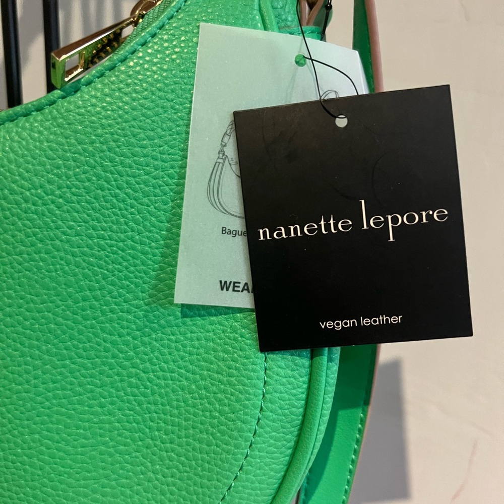 Nanette Lepore Vibrant Green Shoulder Bag - Picture 6 of 13